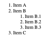 Block Ordered Nested